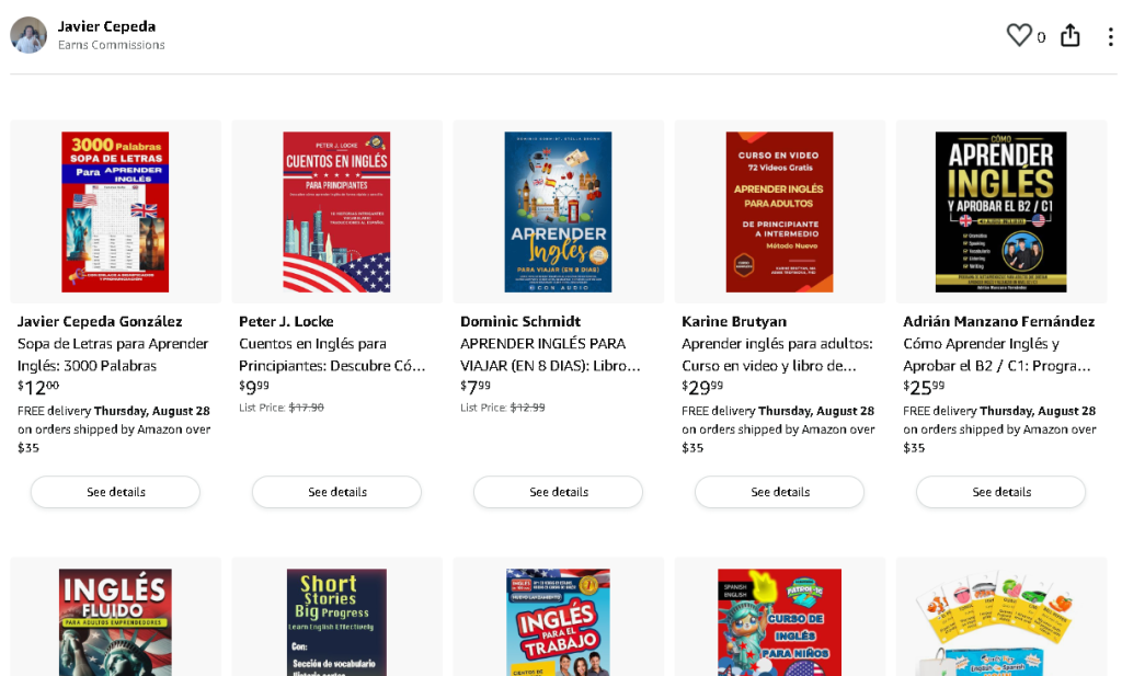 Amazon Storefront